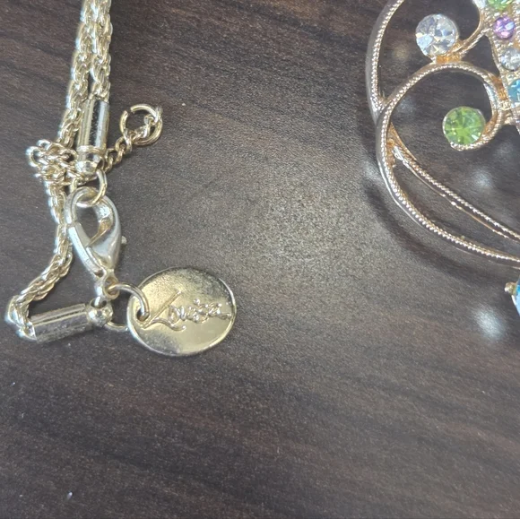 Lovisa Colorful Butterfly Necklace With Matching Earrings - Picture 4 of 5